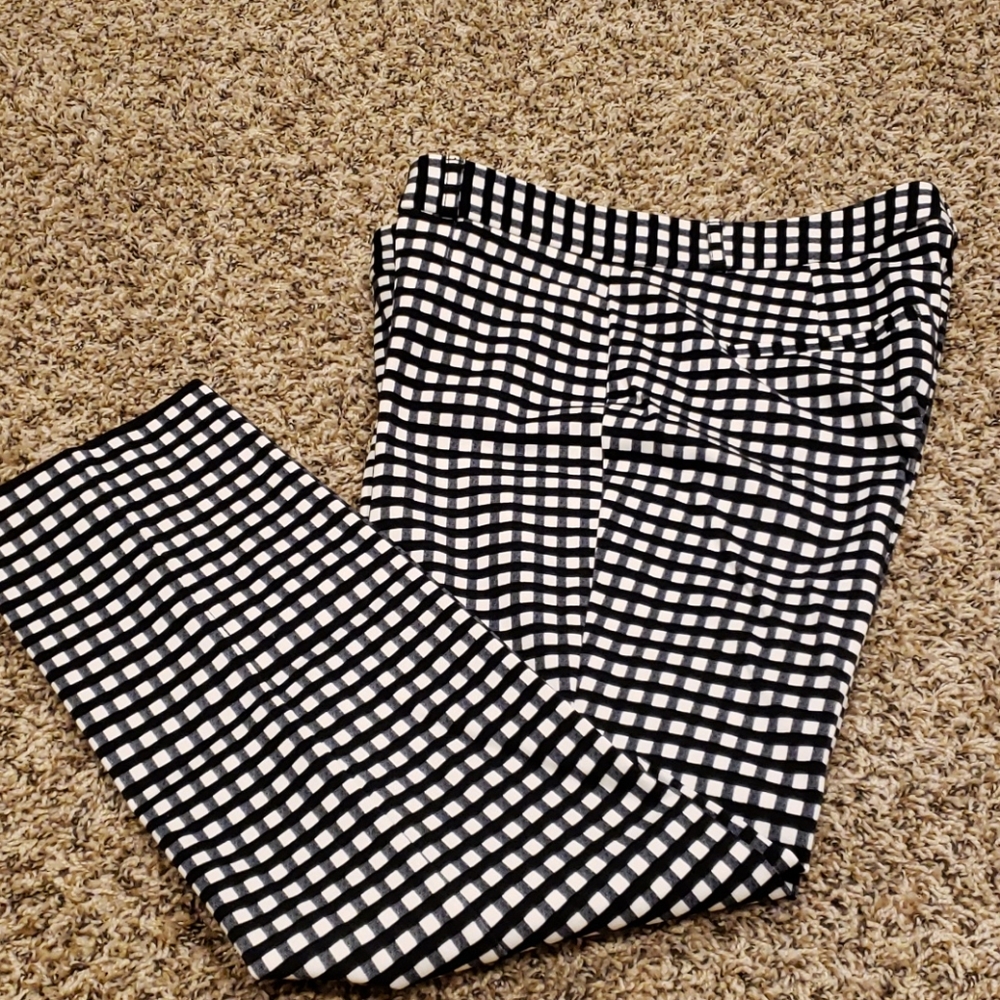Banana Republic checkered ankle pants